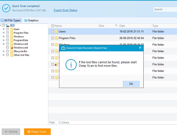 EaseUS Data Recovery Wizard