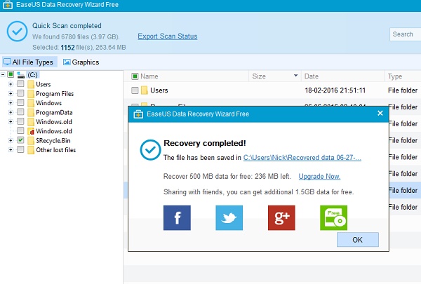 EaseUS Data Recovery Wizard