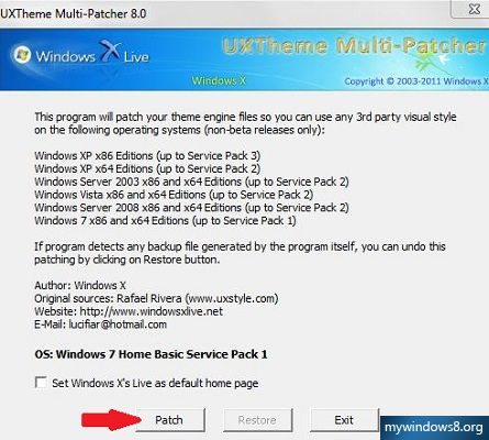 Uxtheme Multi patcher 8.0