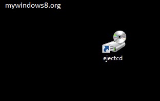 Eject CD/DVD drive shortcut