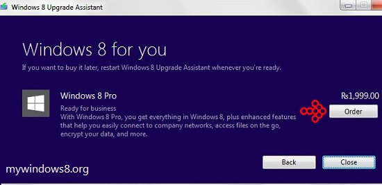 Order Windows 8