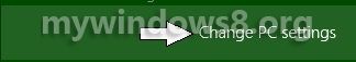 Click Change PC Settings