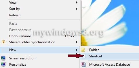 Create Shortcut