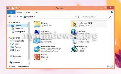 Disable Shadows in Windows 8