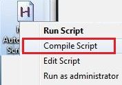  Compile Created Script