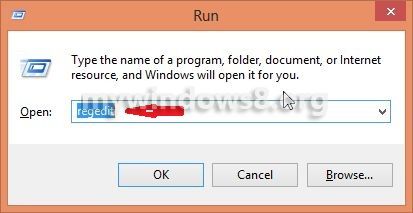 open registry editor from run window