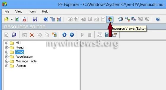 Click Resource Editor/Viewer