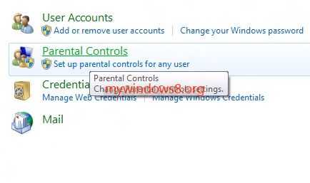 Open Parental Controls