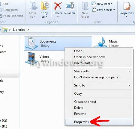 how to create a folder in windows 8