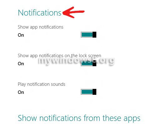 Notifications Settings