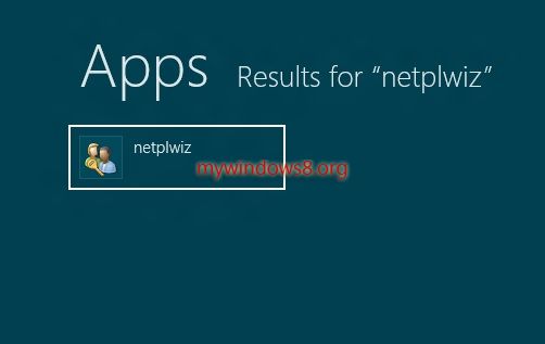 open netplwiz