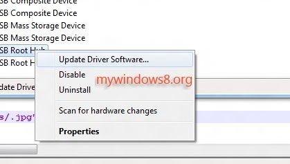 Update USB driver