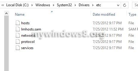 Configure Hosts File To Block Website Ip In Windows 8 My Windows Hub