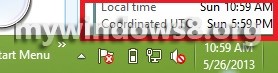 Additional clocks windows 8