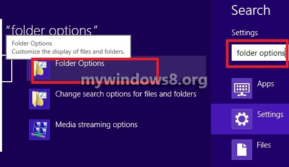 Folder-Options