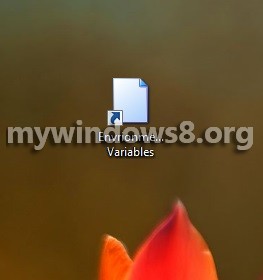 Create an Environment Variables Shortcut in Windows 8