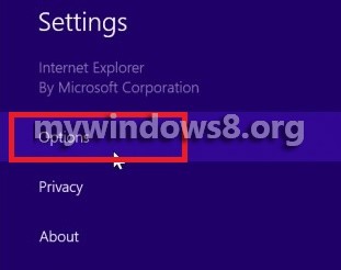 Windows 8.1 Options