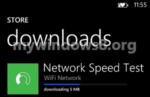 network speed test windows phone 8
