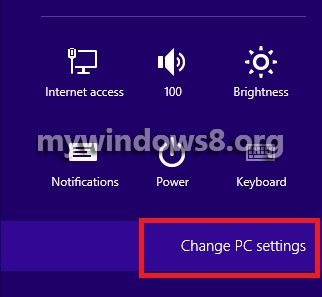 Change PC Settings