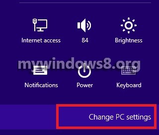 Change PC Settings