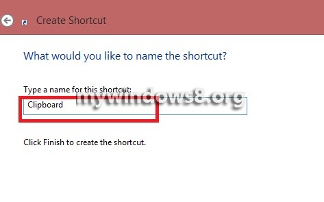 Shortcut Name