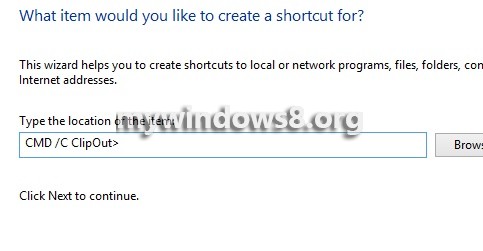 Command Shortcut