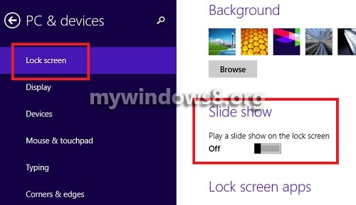Lock Screen SlideShow
