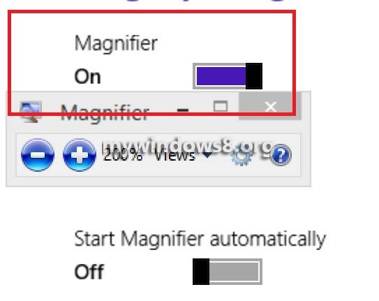 Magnifier On