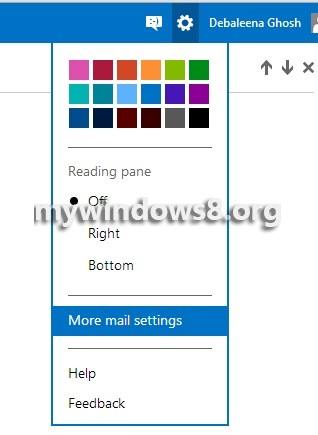 More mail Settings