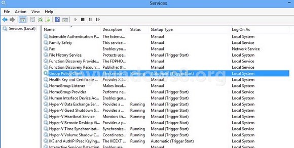 Restore Default Services in Windows 10