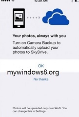  SkyDrive app for iOS: Camera backup feature added