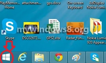 How To Use The Windows 8 1 Start Button Mywindows8 Org