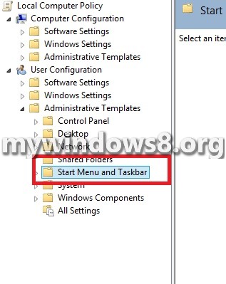 Start Menu and Taskbar
