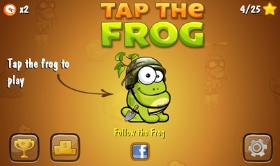 Tap the Frog- A new game in Windows 