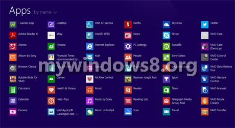 Windows 8.1 apps