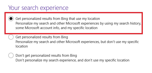 Your Search Experience