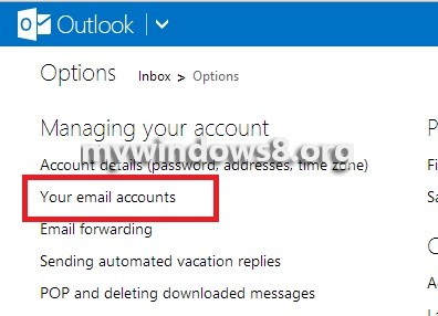 Your email accounts