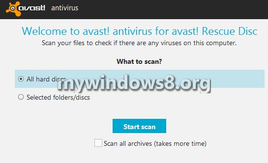 Avast antivirus boot disc