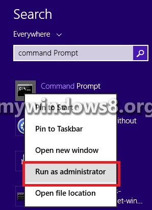 Open Command Prompt