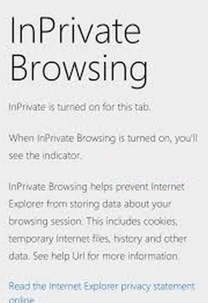 How to open a private browser tab on Windows Phone 8.1