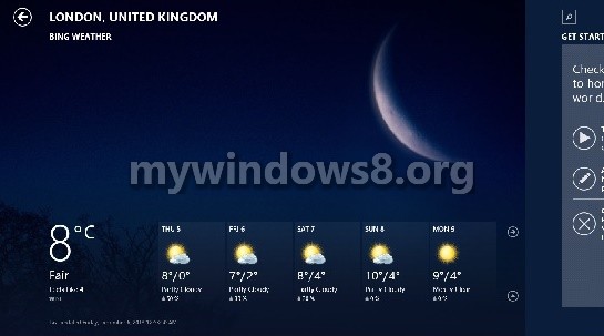 bing weather app windows 8 not working