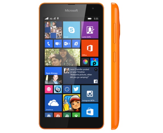 Microsoft officially unveiled the Microsoft Lumia 535