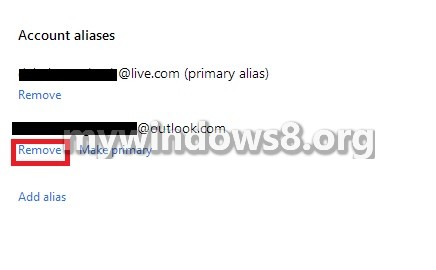 Add or Remove Aliases for your Microsoft Account