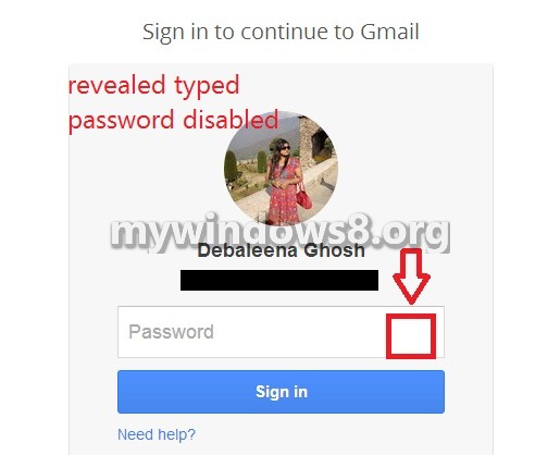 Password Reveal Button