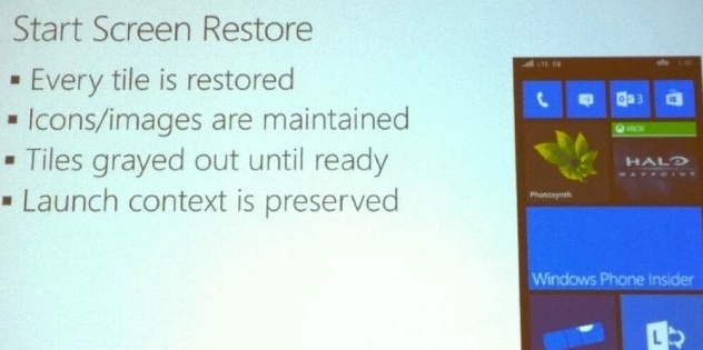 Start screen backup and restoration to be included in Windows Phone 8.1
