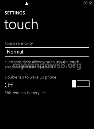 Turn off double tap to wake up phone