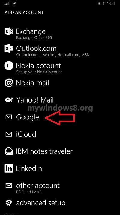 add Google Contacts and Calendar to your Windows Phone