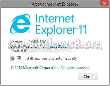 Internet Explorer 11