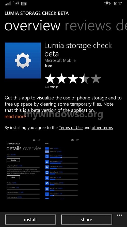 Lumia Storage Check Beta