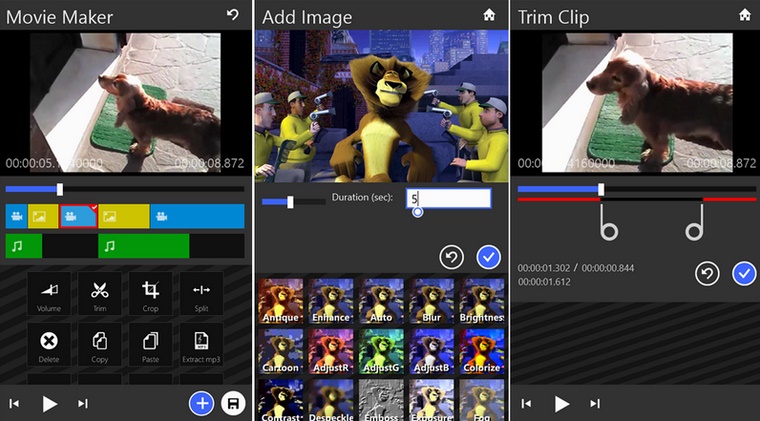 Movie Maker  - The first Windows Phone  video editing app
